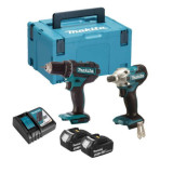 Pack 2 machines DTD156Z DDF482 Makita DLX2339J