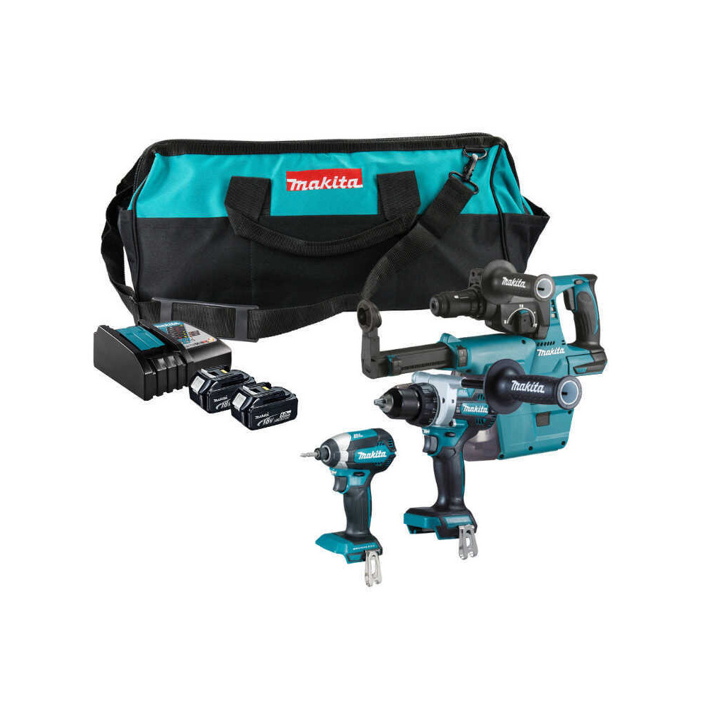 Combopack 3 outils sans fil lxt 2X5 ah dans un sac Makita DLX3154TX1