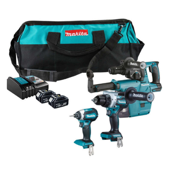 Combopack 3 outils sans fil lxt 2X5 ah dans un sac Makita DLX3154TX1