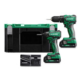 Combopack 2 outils 18V DV18DD WH18DD 2X20 ah Hikoki KC18DDWGZ