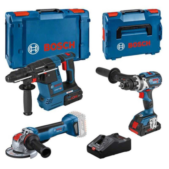 Pack 3 outils 18V 1X40AH1X80AH kit avec 1 xl boxx 1 l boxx Bosch 0615990N2X