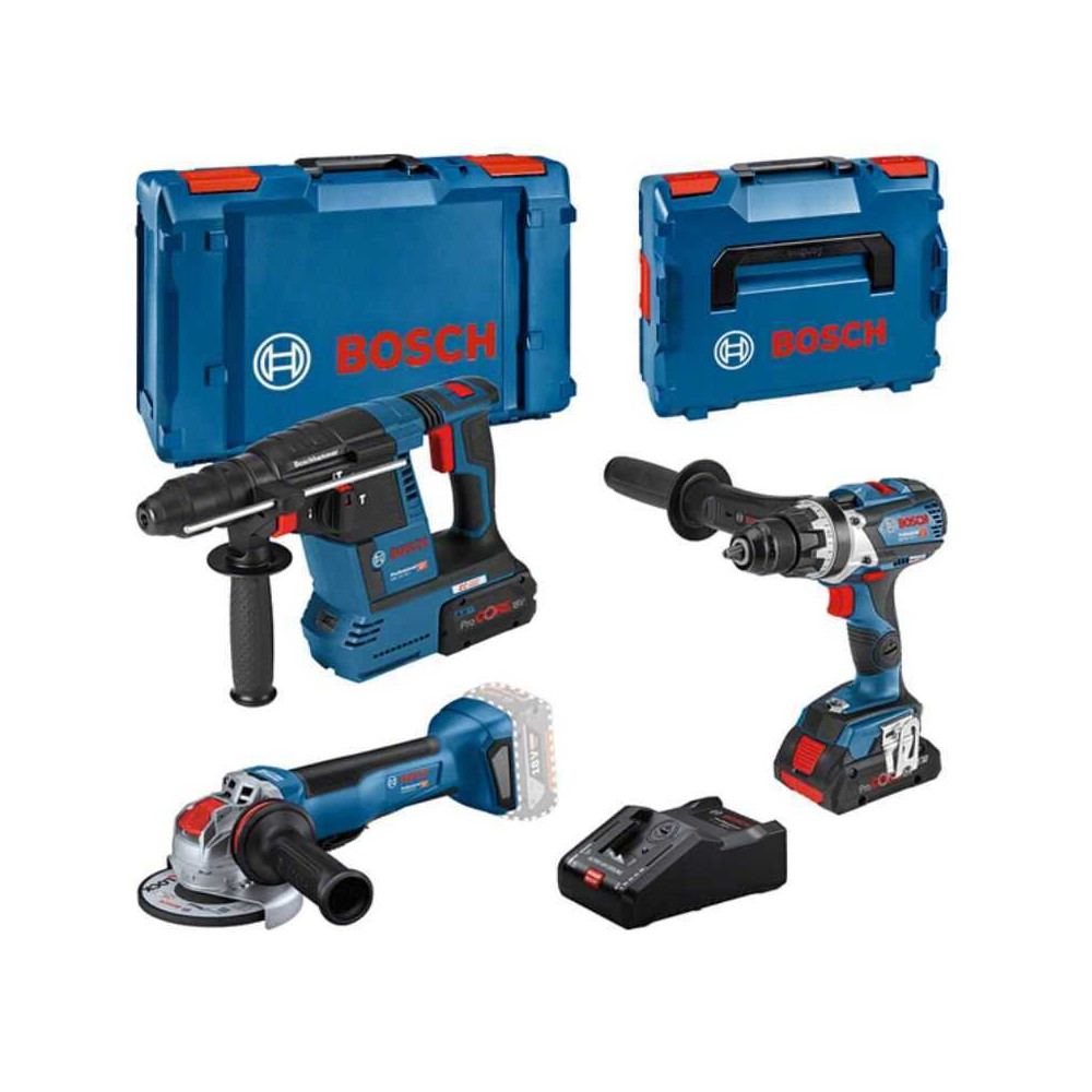 Pack 3 outils 18V 1X40AH1X80AH kit avec 1 xl boxx 1 l boxx Bosch 0615990N2X