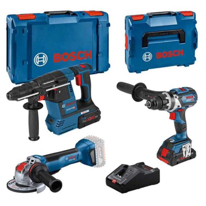 Pack 3 outils 18V 1X40AH1X80AH kit avec 1 xl boxx 1 l boxx Bosch 0615990N2X