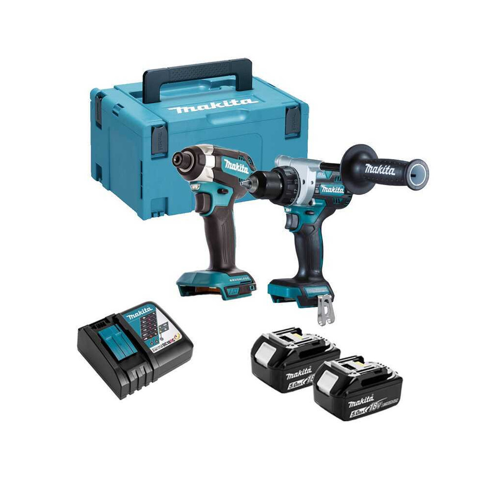 Combopack lxt 18V DDF486 DTD153 2X BL1850B 1X DC18RC makpac