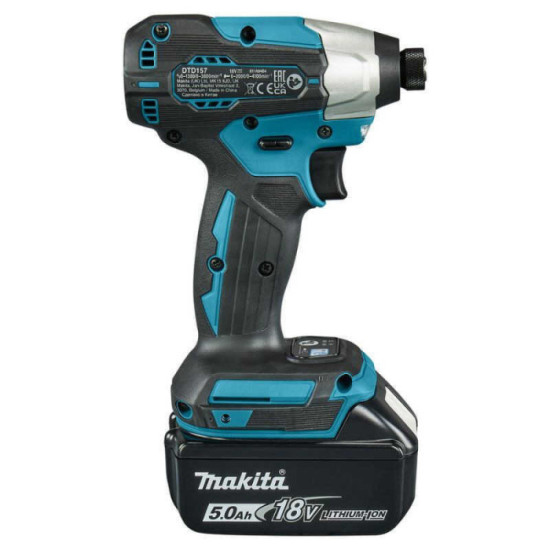 Ensemble de 2 outils 18V DDF487 DTD157 2X50 ah en coffret Makita DLX2423TJ