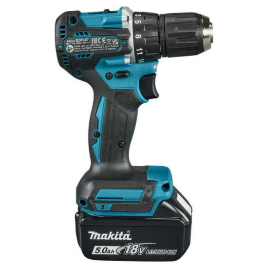 Ensemble de 2 outils 18V DDF487 DTD157 2X50 ah en coffret Makita DLX2423TJ