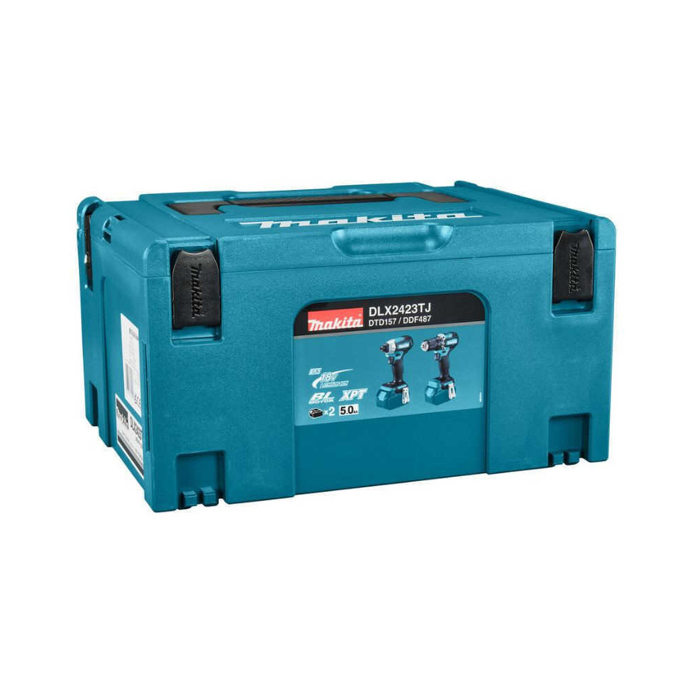 Ensemble de 2 outils 18V DDF487 DTD157 2X50 ah en coffret Makita DLX2423TJ