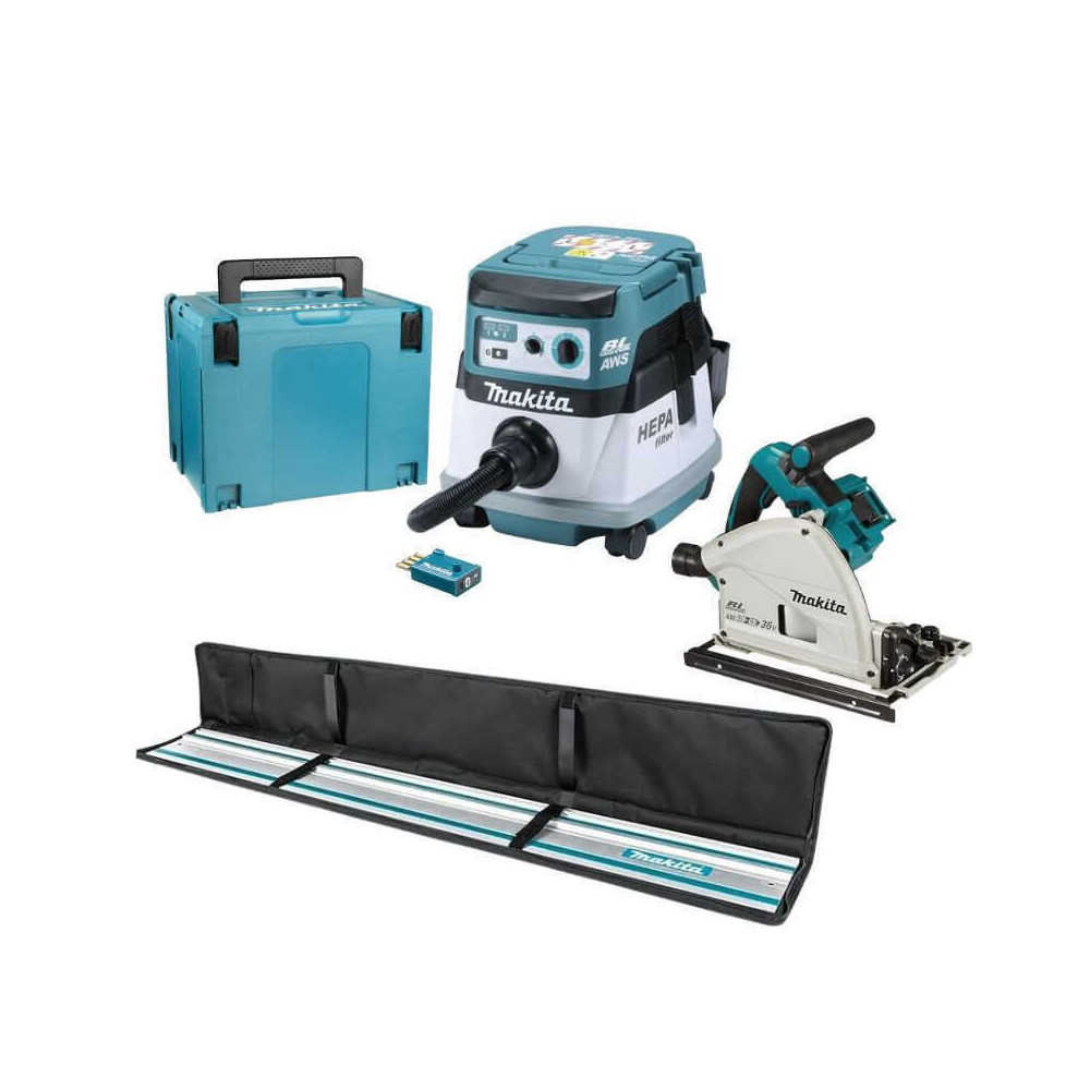 Combopack 2 outils 18V lxt DSP601DVC864L solo en makpac Makita DLX2274JX1