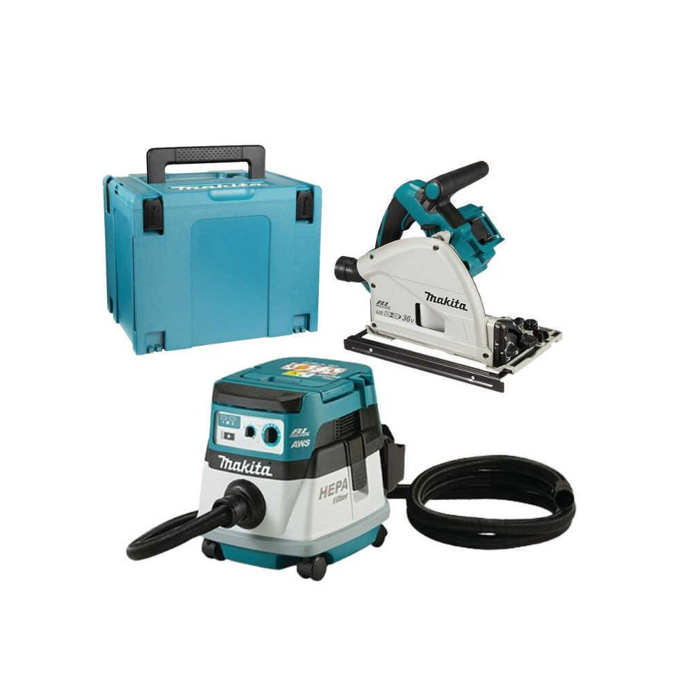 Combopack 2 outils 18V lxt DSP601DVC867L solo en makpac Makita DLX2384UX1