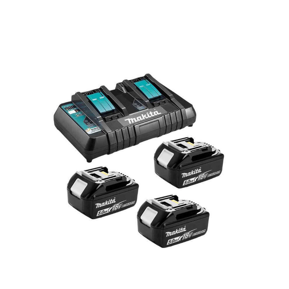 Pack 2 scies DSP600DJV182 3X50 ah en makpac Makita DLX2234PX2