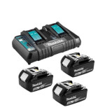 Pack 2 scies DSP600DJV182 3X50 ah en makpac Makita DLX2234PX2