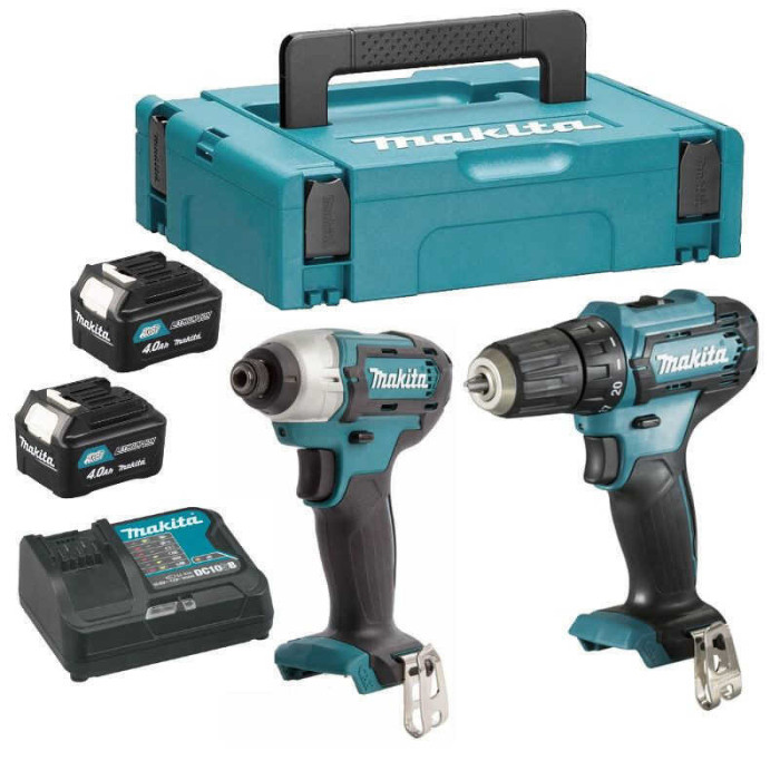 Pack outils 12V DF333D TD110D 2X40AH en makpac Makita CLX224SMJ