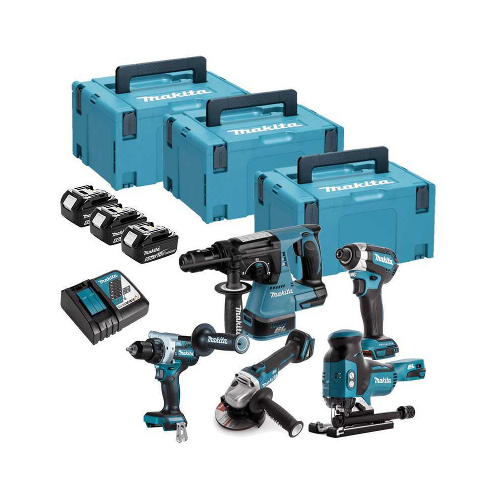 Combopack 5 outils 18V Makita DLX5071TJ