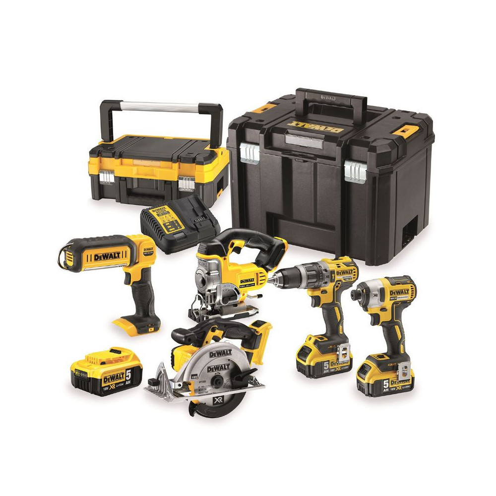Pack 5 outils 18V 3X50AH Dewalt DCK551P3T qw