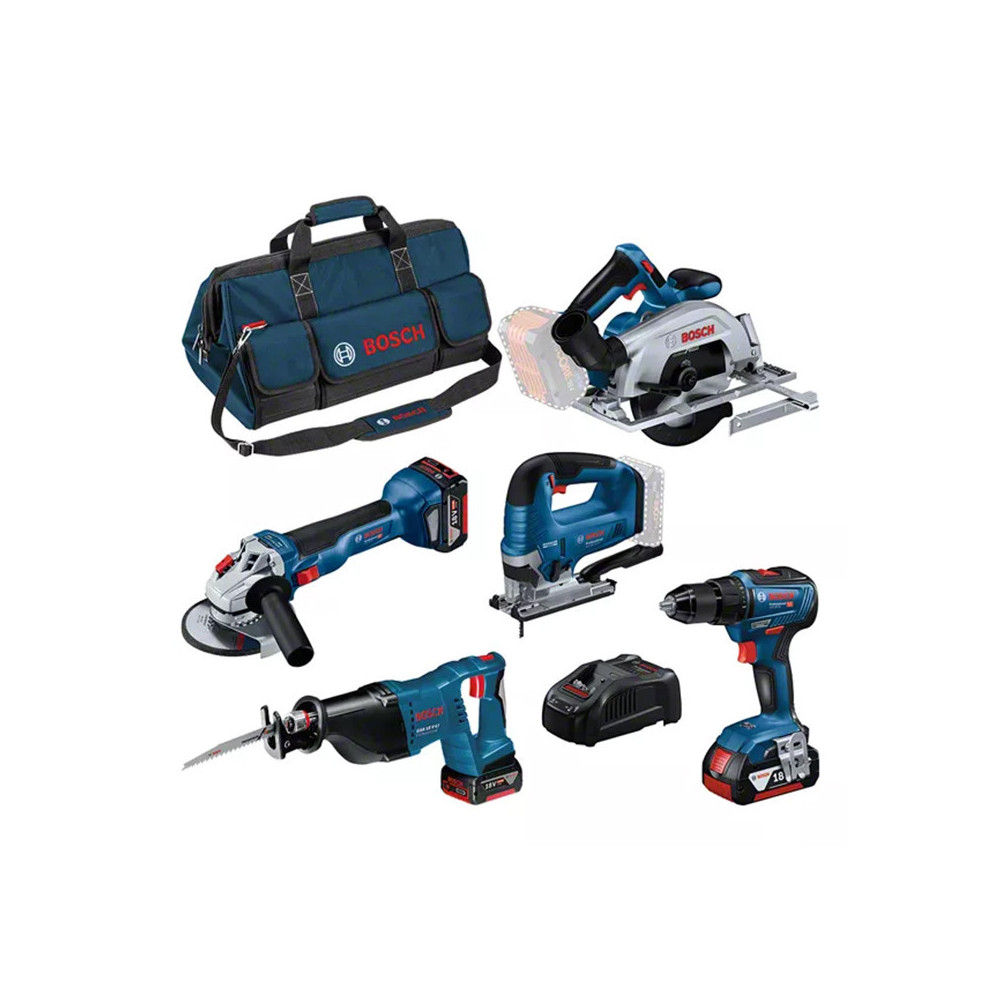 Combopack 5 outils 18V 3X40 ah dans sac Bosch 0615990N39