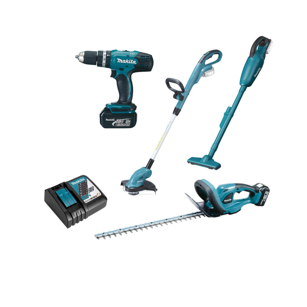 Combopack 4 outils 18V lxt 2X30 ah Makita DLX4093