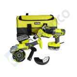 Pack 3 outils R18CK3 242S 1X20 ah 1X40 ah sac Ryobi 5133006572
