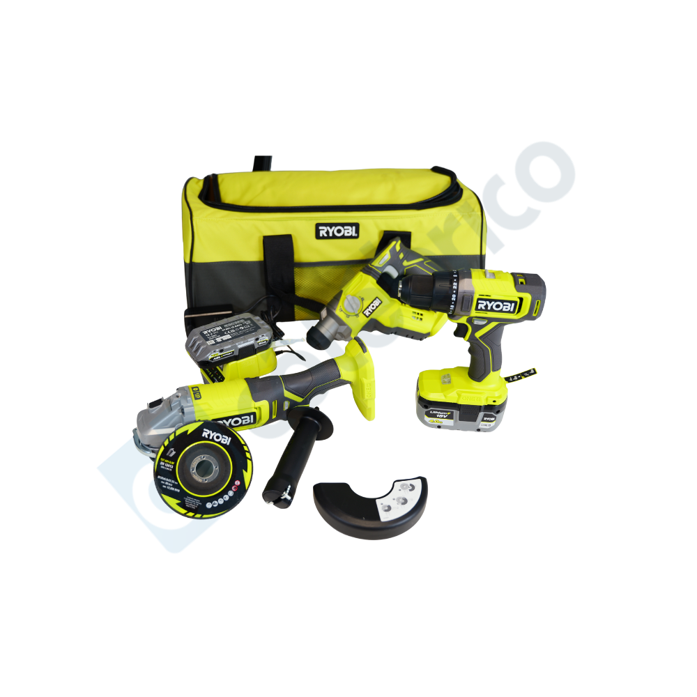 Pack 3 outils R18CK3 242S 1X20 ah 1X40 ah sac Ryobi 5133006572
