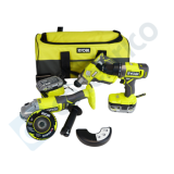 Pack 3 outils R18CK3 242S 1X20 ah 1X40 ah sac Ryobi 5133006572