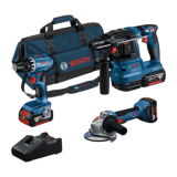 Pack 3 outils 18V 3X40AH dans un sac Bosch 0615A5007L