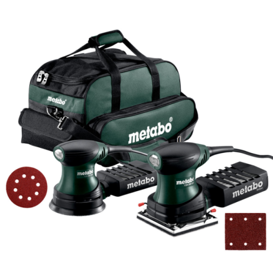 Set ponceuse fsr 200 fsx 200 dans un sac Metabo 691125000
