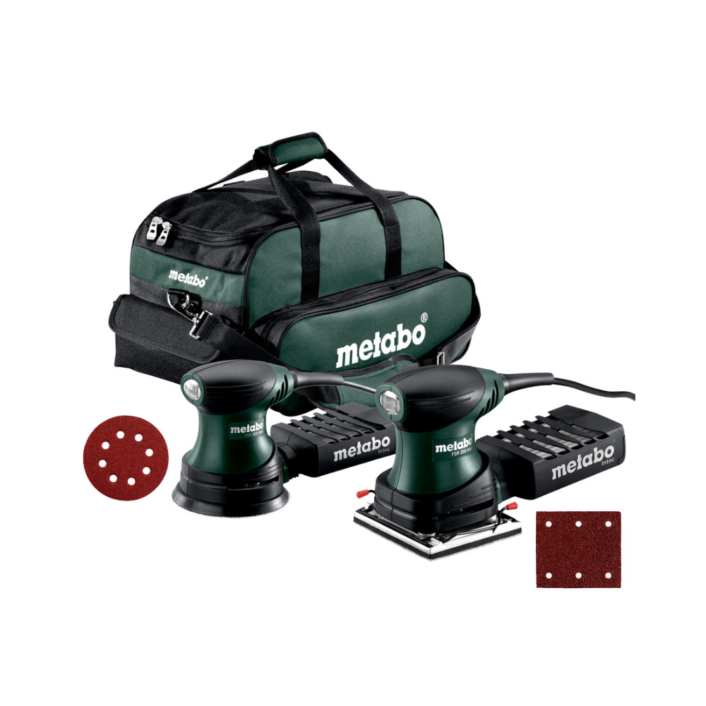 Set ponceuse fsr 200 fsx 200 dans un sac Metabo 691125000