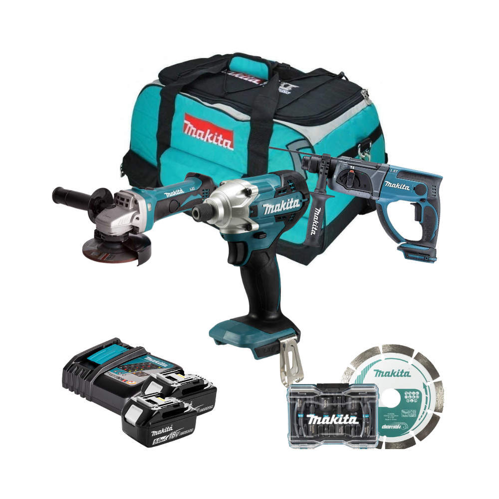Pack macon DHR202Z DGA452Z DTD156Z 2X50AH en sac Makita