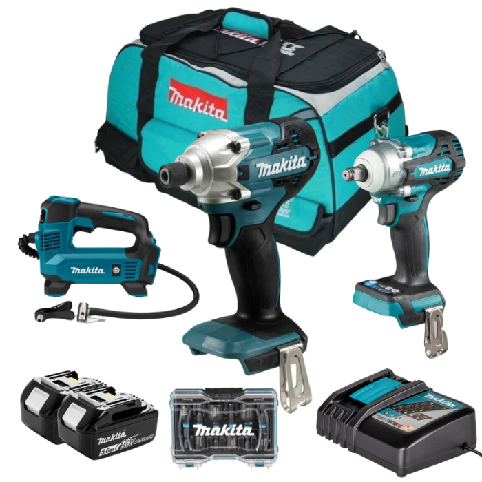 Pack mecanicien DTW300 DMP180 DTD156Z 2X50AH en sac Makita