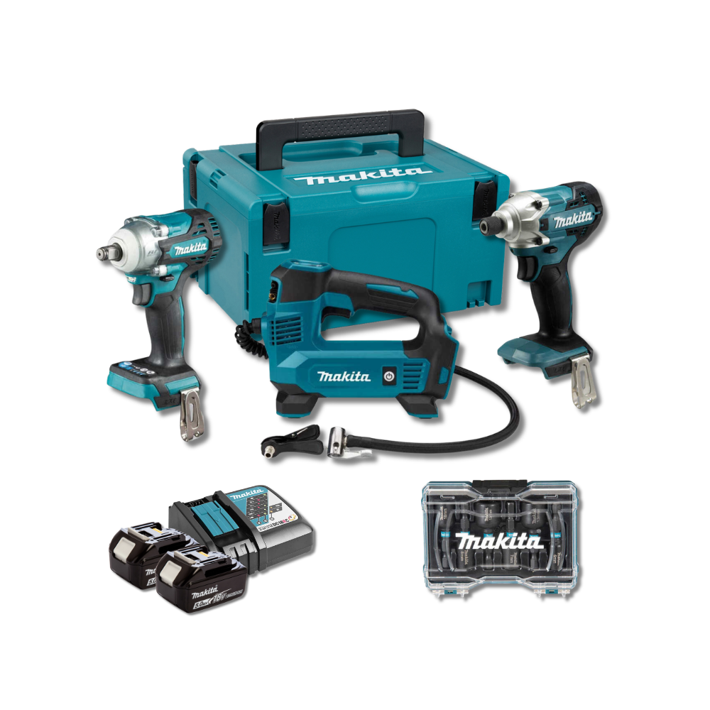 Pack mecanicien DTW300 DMP180 DTD156 2X50AH en makpac Makita