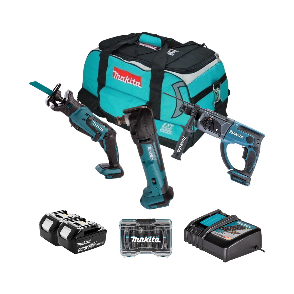 Pack renovation DHR202 DTM51 DJR183 2X50AH en sac Makita
