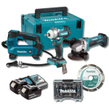 Pack maintenance DTW300 DGA452 DMP180 2X50AH en makpac Makita
