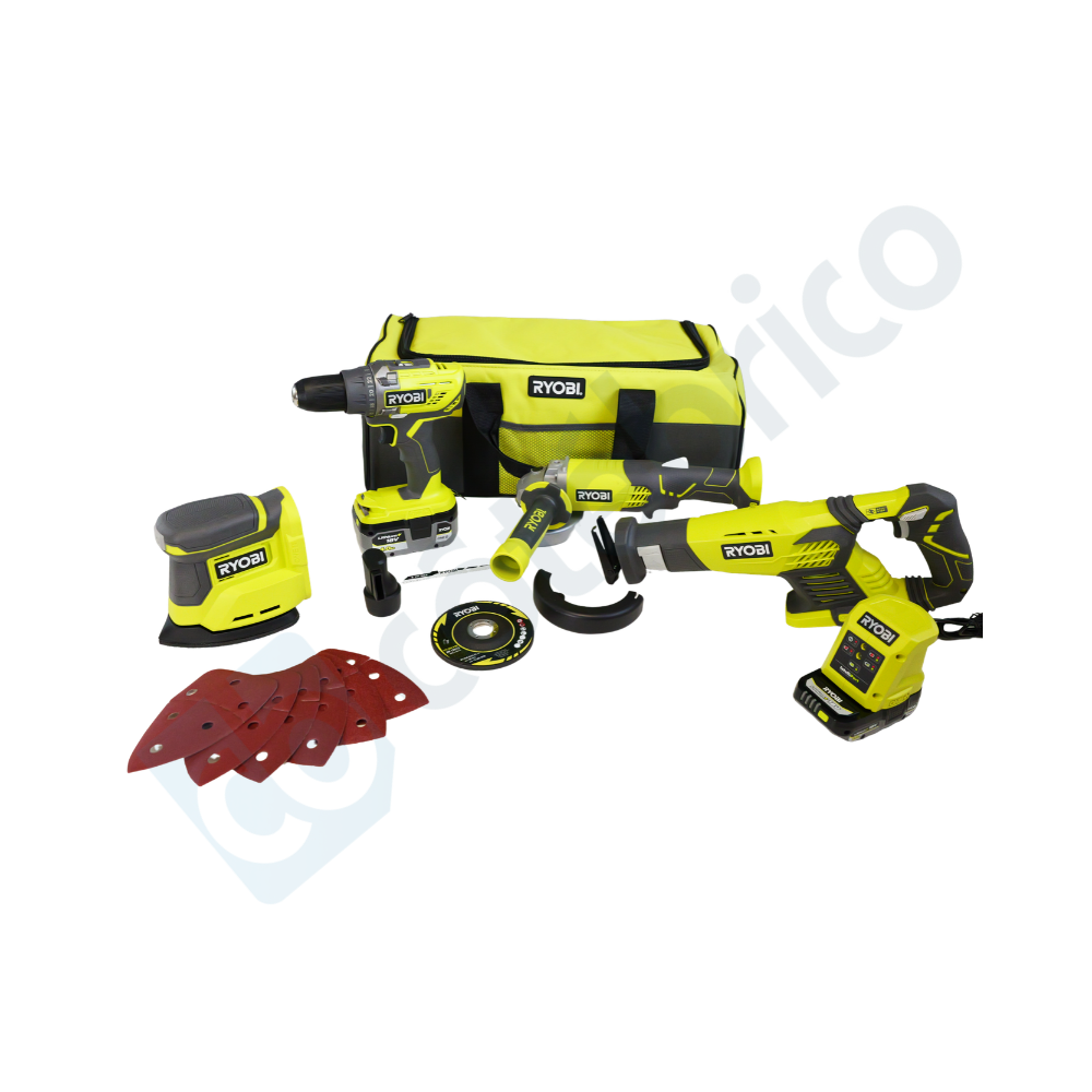 Pack one 4 outils R18CK4E 242S 1X20AH 1X40AH Ryobi 5133004757