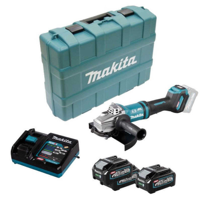 Meuleuse 40V max li ion O230 mm 2X40 ah en valise Makita GA038GM201