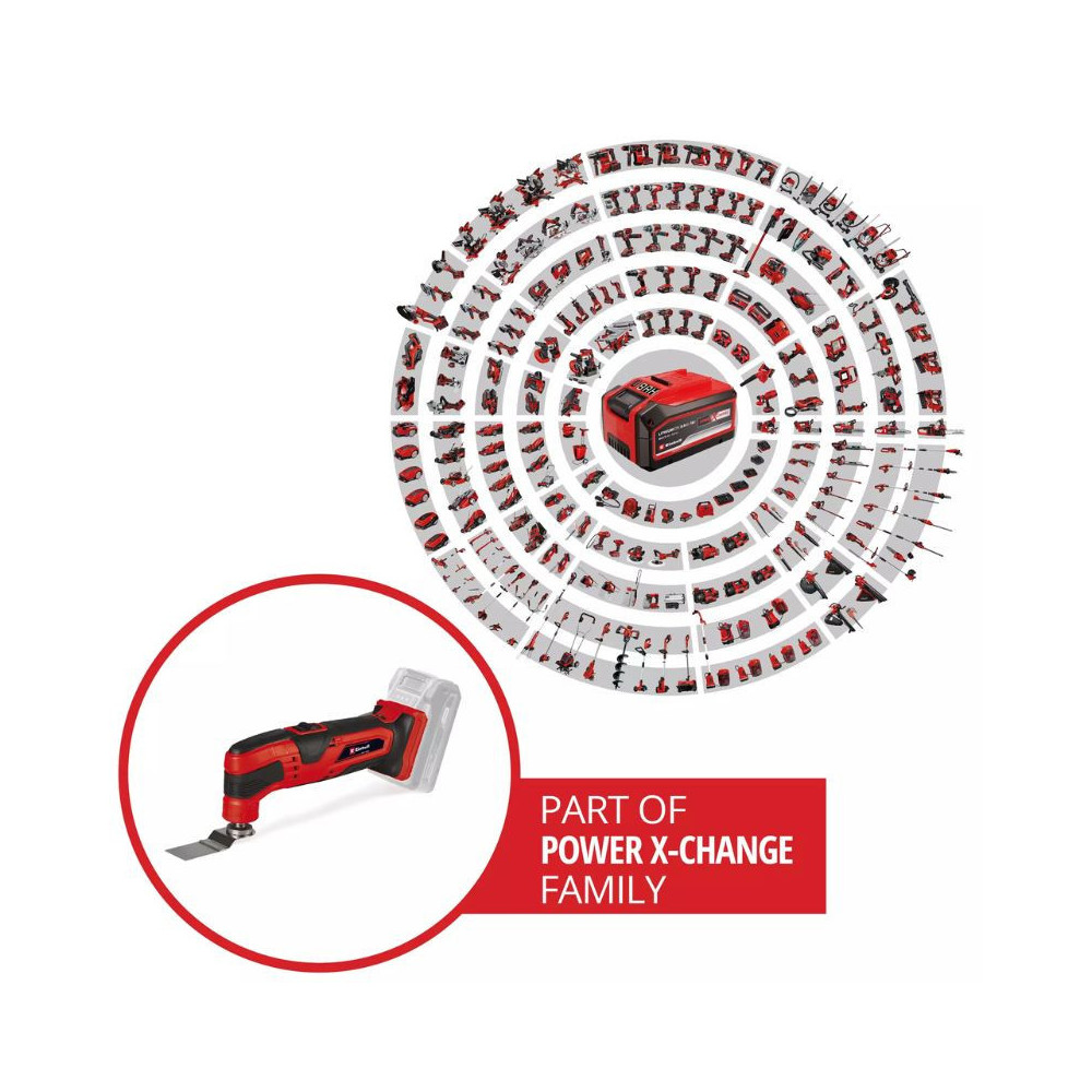 Outil multifonctions 18V tc mg 18 li solo Einhell 4465170
