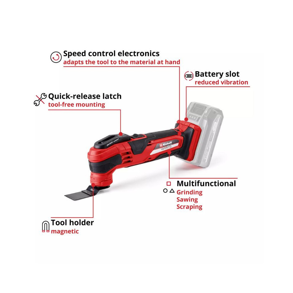 Outil multifonctions 18V varrito solo Einhell 4465160