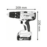 Perceuse a percussion 18V professionnal gsb 18V 21 Bosch 0615990M00