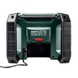 Radio de chantier 18V bluetooth am fm Metabo r 12 18 bt