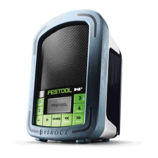 Radio de chantier br 10 dab sysrock Festool 202111