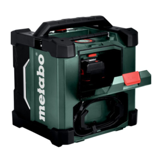 Radio de chantier rc 12 18 32W bt dab Metabo 600779850