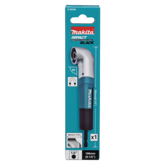 Renvoi d angle hexa 14 impact Black Makita e 25030