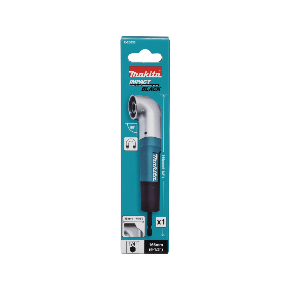 Renvoi d angle hexa 14 impact Black Makita e 25030