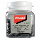Boîte 100 embouts de vissage Makita P-49971 au prix HT