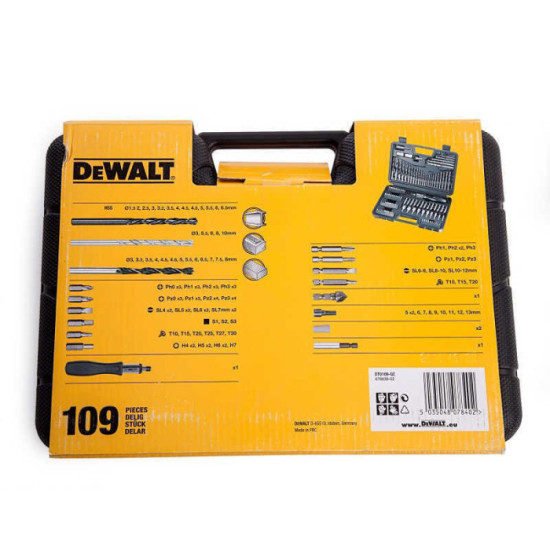 Coffret 109 embouts Dewalt DT0109