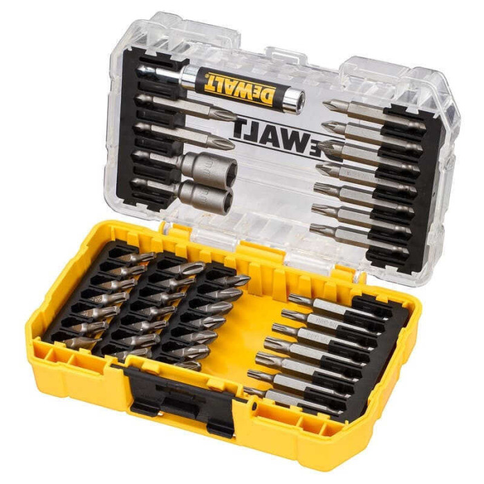 Petit coffret toughcase embout 25 et 50 mm 40 pcs Dewalt DT70705