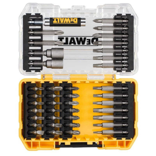Petit coffret toughcase embout 25 et 50 mm 40 pcs Dewalt DT70705