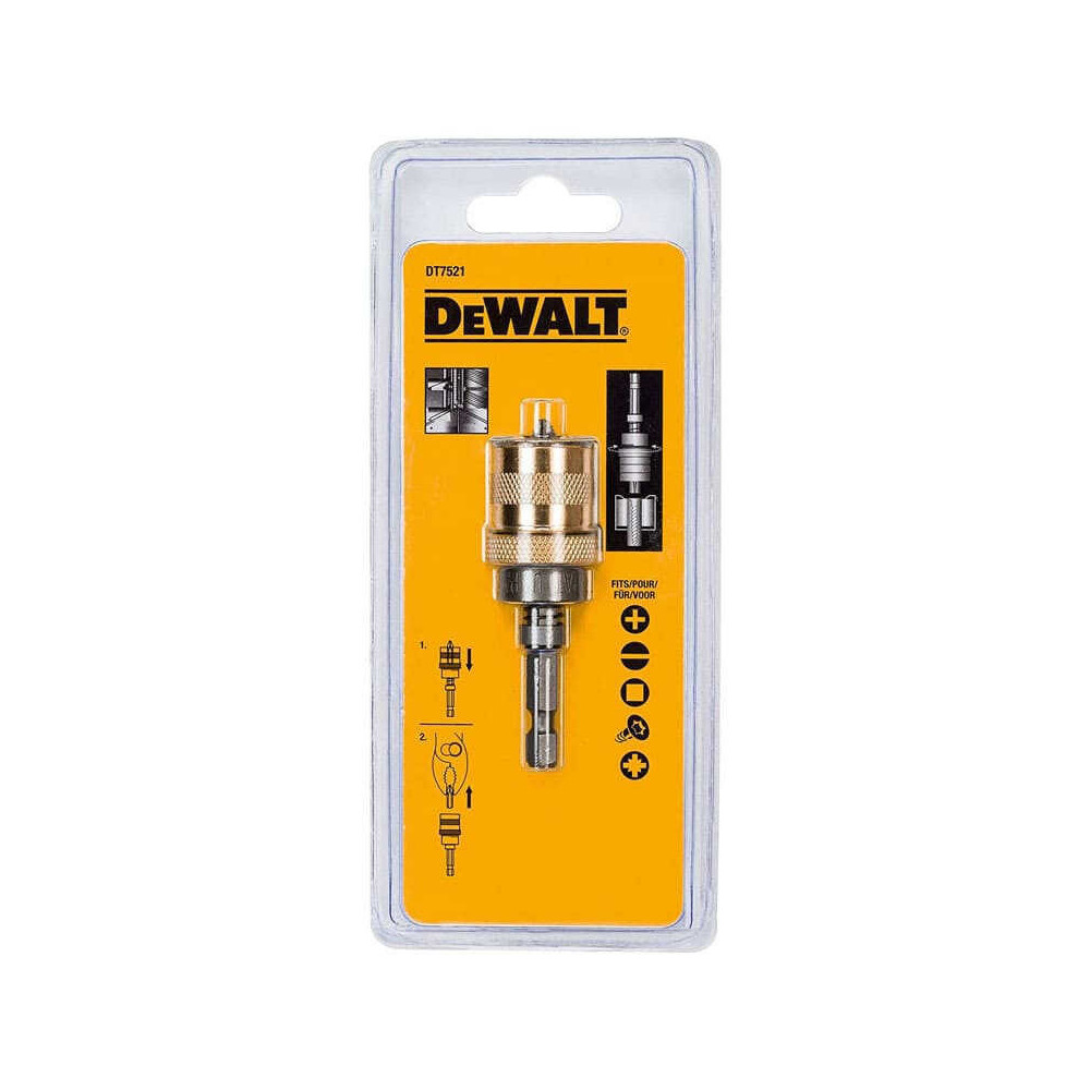 Porte embout pour plaque de platre avec reglage de la profondeur Dewalt DT7521