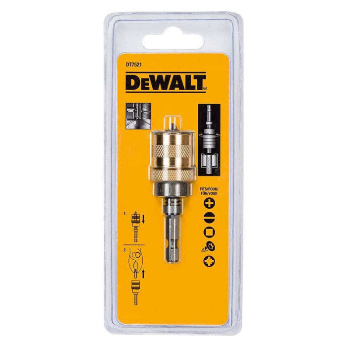 Porte embout pour plaque de platre avec reglage de la profondeur Dewalt DT7521