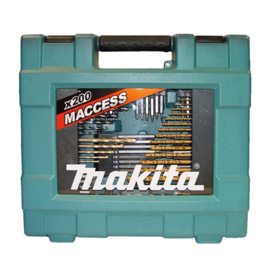 Coffret 200 accessoires Makita d 37194