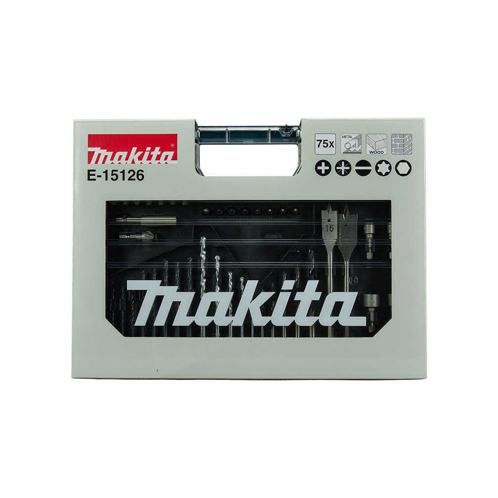 Coffret 75 accessoires Makita e 15126