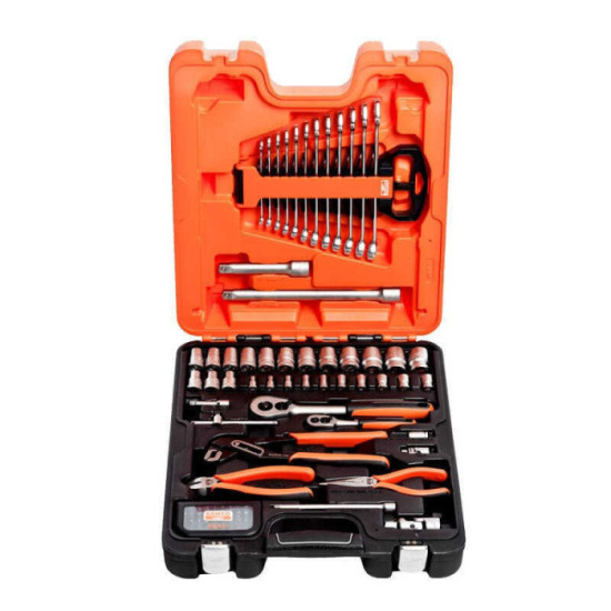 Jeu douilles embouts cles pinces Bahco S81MIX